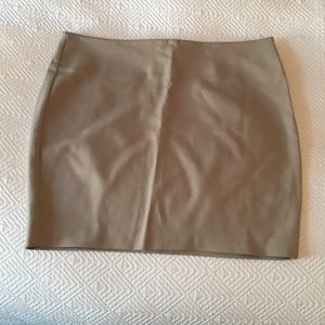Forever 21 tan mini skirt
